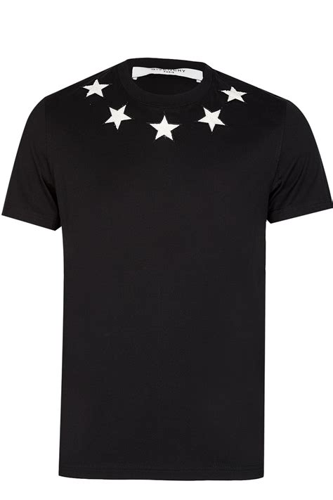 givenchy star stripe shirt|givenchy t shirt men price.